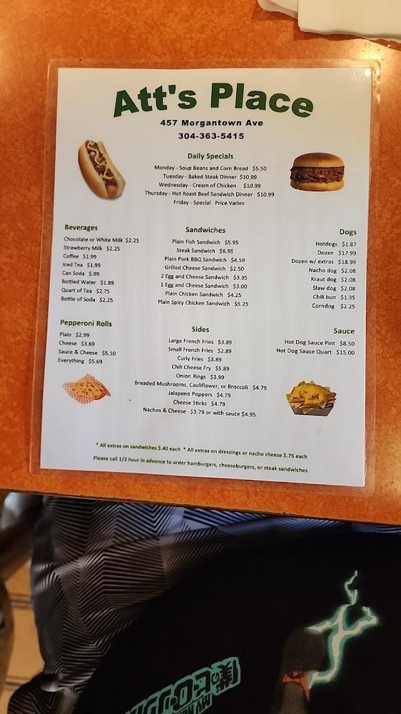 Att's Place Menu image 2
